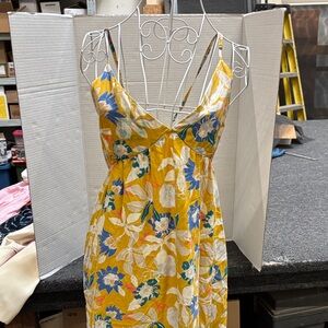 Pataloha Floral Yellow Dress